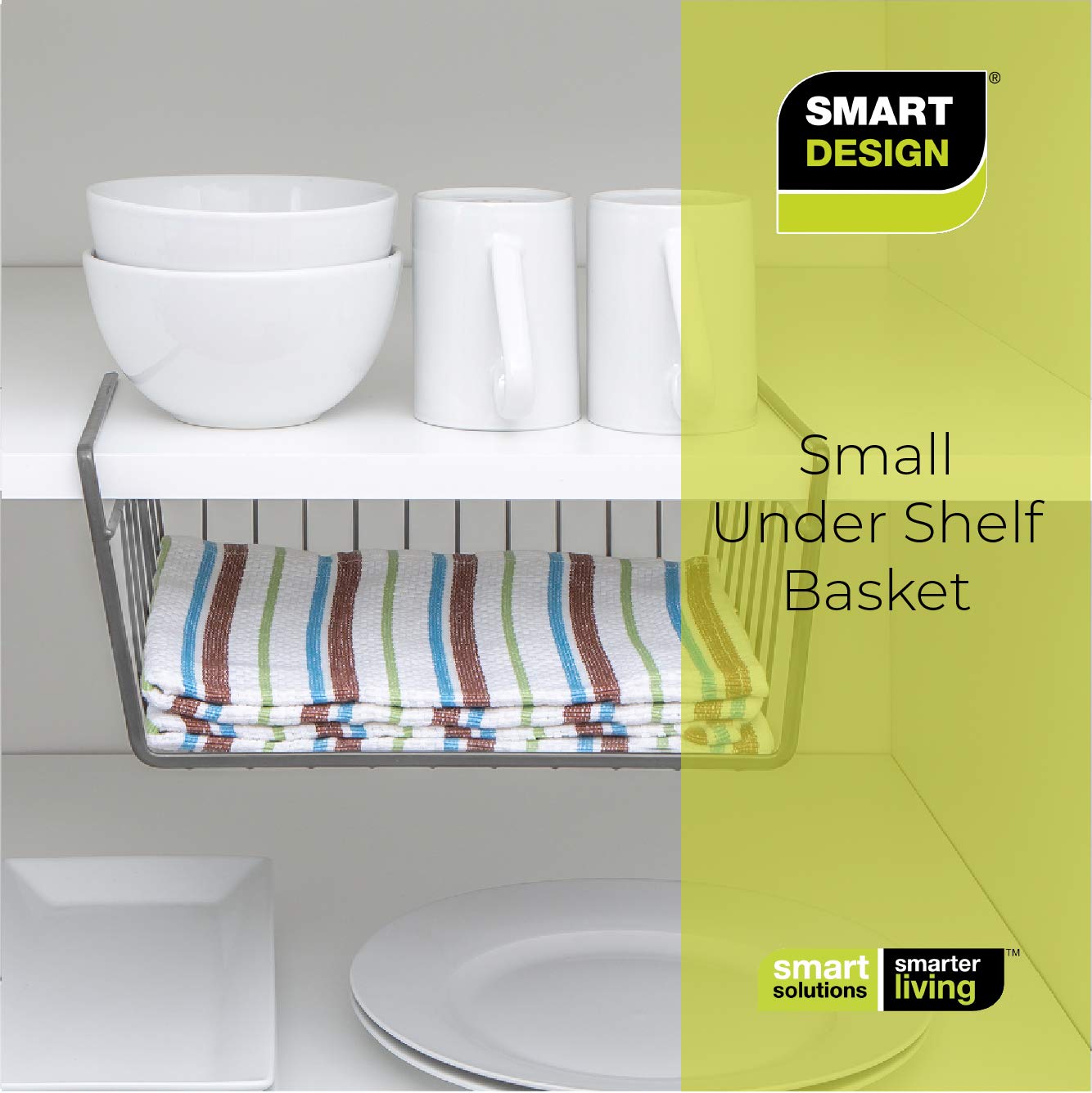 Small Undershelf Storage Basket - Smart Design® 50