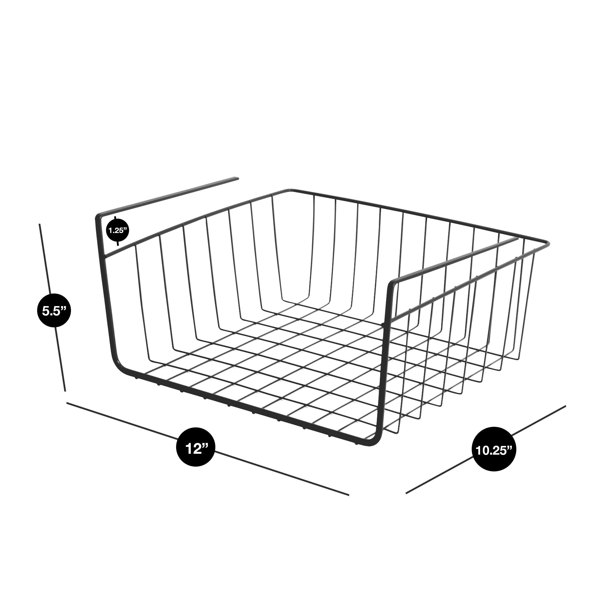 Small Undershelf Storage Basket - Smart Design® 32