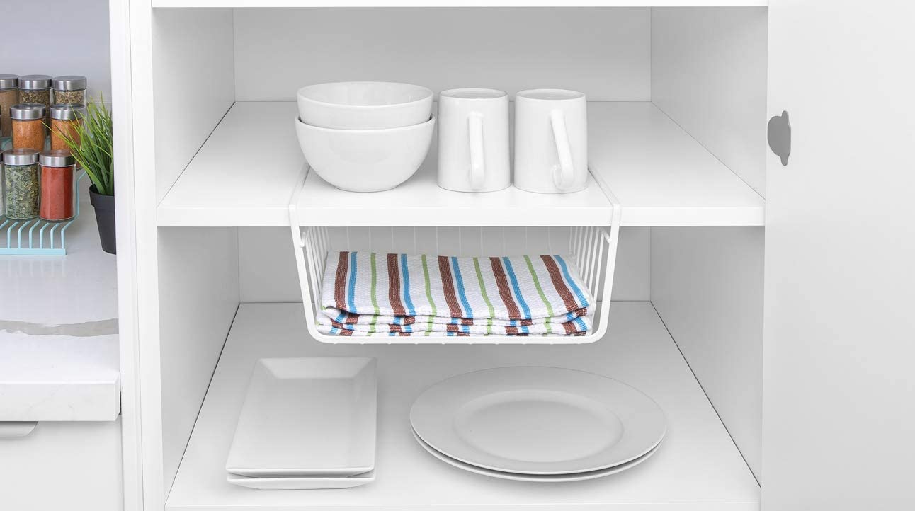 Smart Design Undershelf Storage Basket - 16 x 5.5 inch - Bed Bath & Beyond  - 37882321