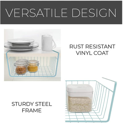 Small Undershelf Storage Basket - Smart Design® 9
