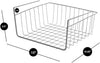 Small Undershelf Storage Basket - Smart Design® 39