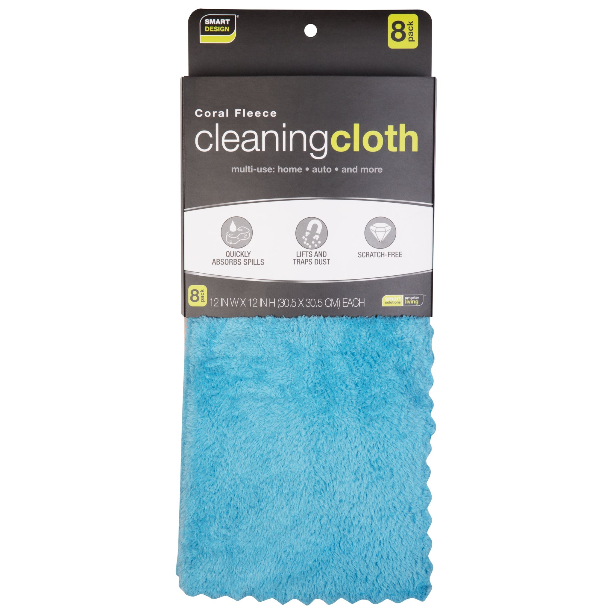 Microfiber Cleaning Cloth 12 in. x 12 in., 4-Pack