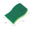 Heavy Duty Scrub Sponge - Ultra Absorbent - Ergonomic Shape - Cleaning, Dishes, & Hard Stains - Green by Smart Design 3