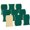Heavy Duty Scrub Sponge - Ultra Absorbent - Ergonomic Shape - Cleaning, Dishes, & Hard Stains - Green by Smart Design 9