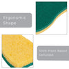 Heavy Duty Scrub Sponge - Ultra Absorbent - Ergonomic Shape - Cleaning, Dishes, & Hard Stains - Green by Smart Design 13