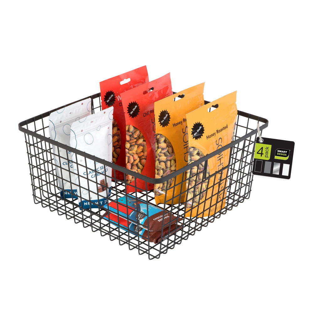 Smart Design Kitchen Nesting Baskets - 12 x 12 - Set of 4 - Smart Design® 1