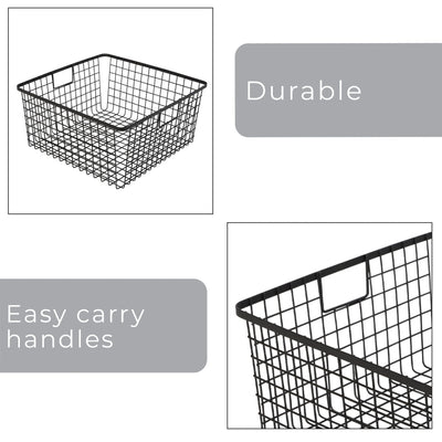 Smart Design Kitchen Nesting Baskets - 12 x 12 - Set of 4 - Smart Design® 4