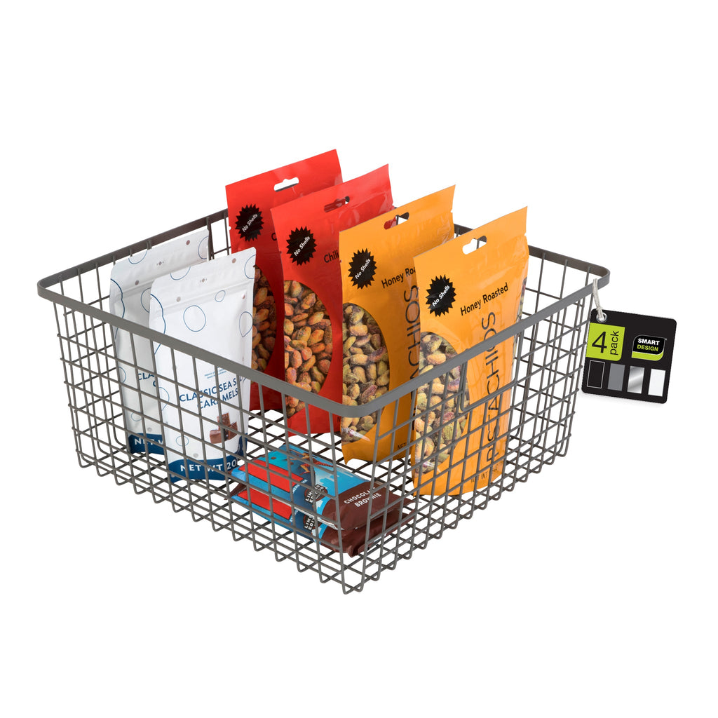 Smart Design Kitchen Nesting Baskets - 12 x 12 - Set of 4 - Smart Design® 8