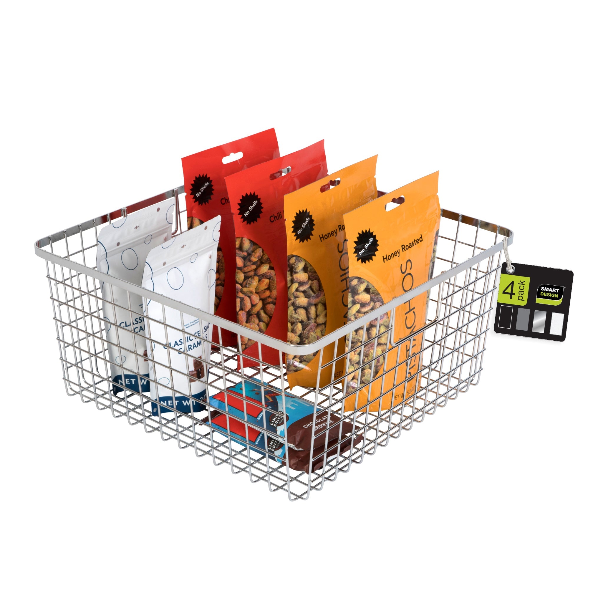 Smart Design Kitchen Nesting Baskets - 12 x 12 - Set of 4 - Smart Design® 10
