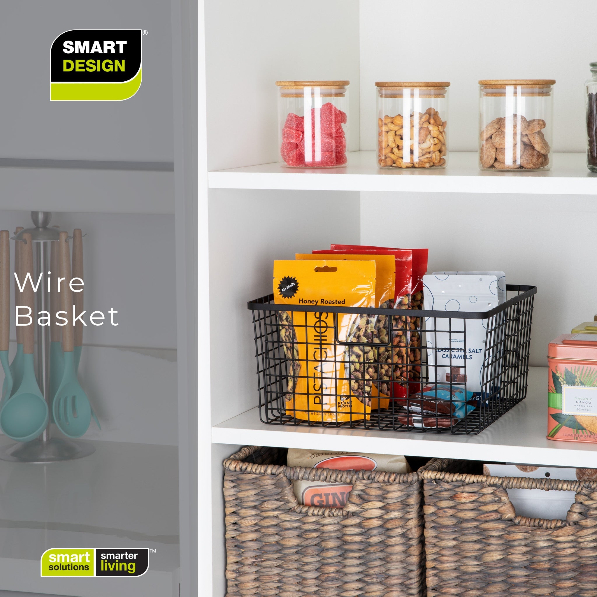 Smart Design Kitchen Nesting Baskets - 12 x 12 - Smart Design® 8