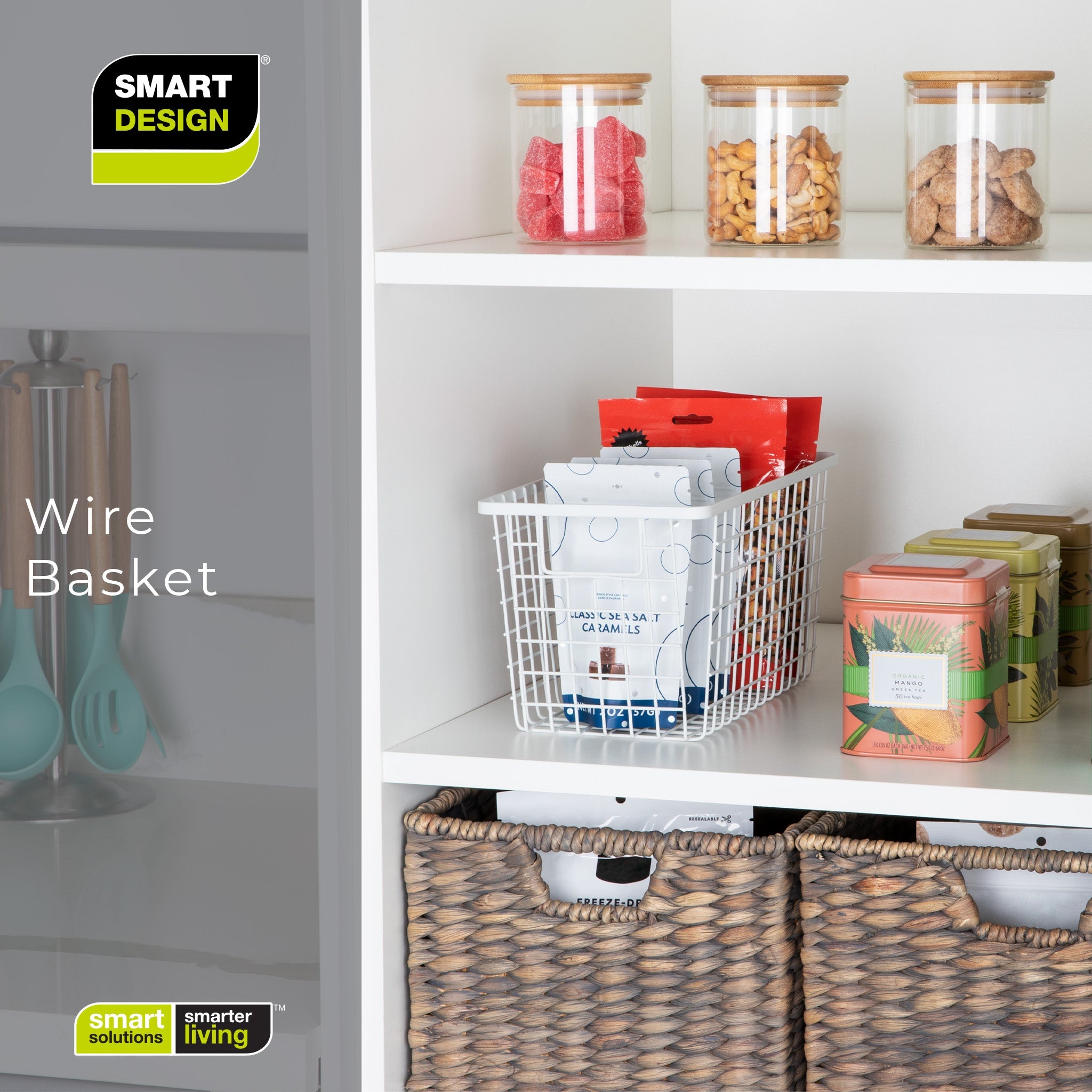 Smart Design Kitchen Nesting Baskets - 6 x 12 - Set of 4 - Smart Design® 7