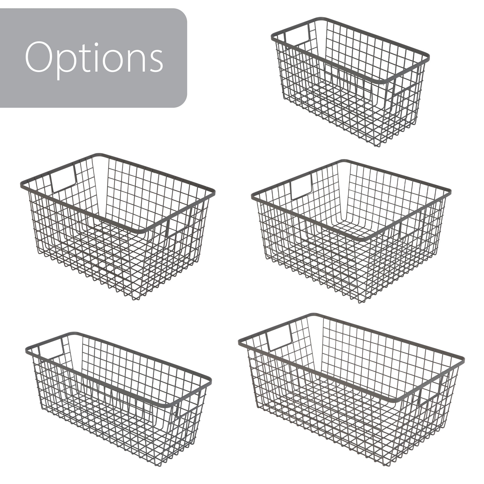 Smart Design Kitchen Nesting Baskets - 6 x 12 - Smart Design® 7