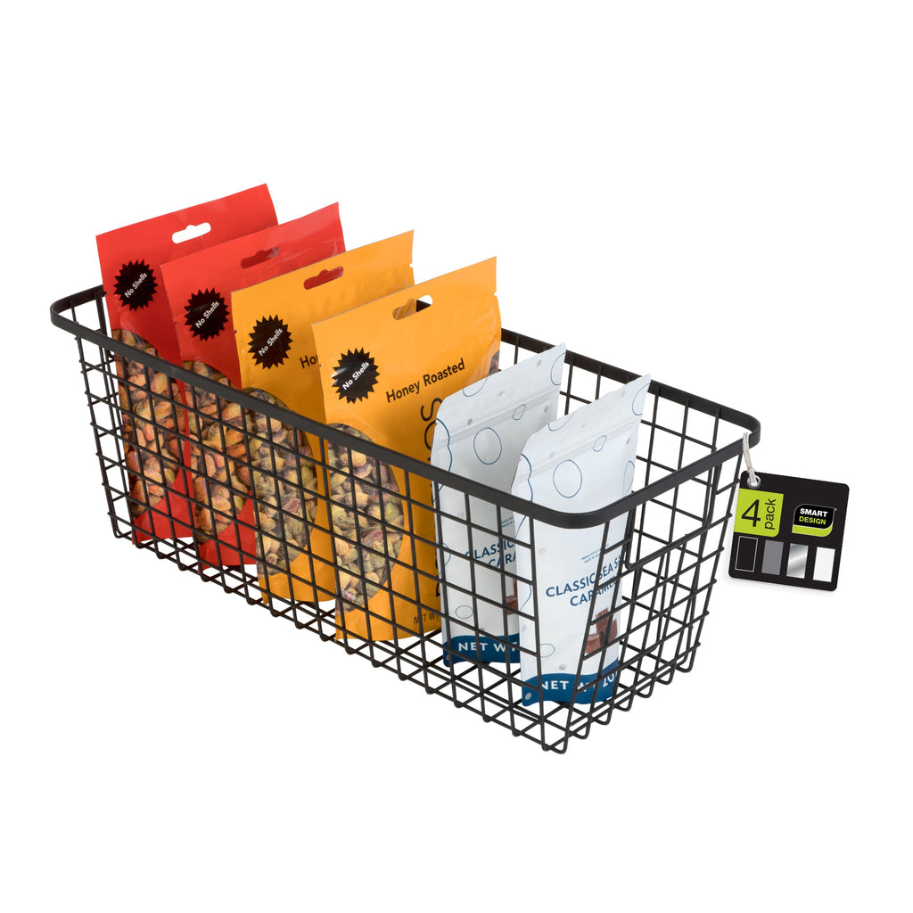 Smart Design Kitchen Nesting Baskets - 6 x 16 - Set of 4 - Smart Design® 8