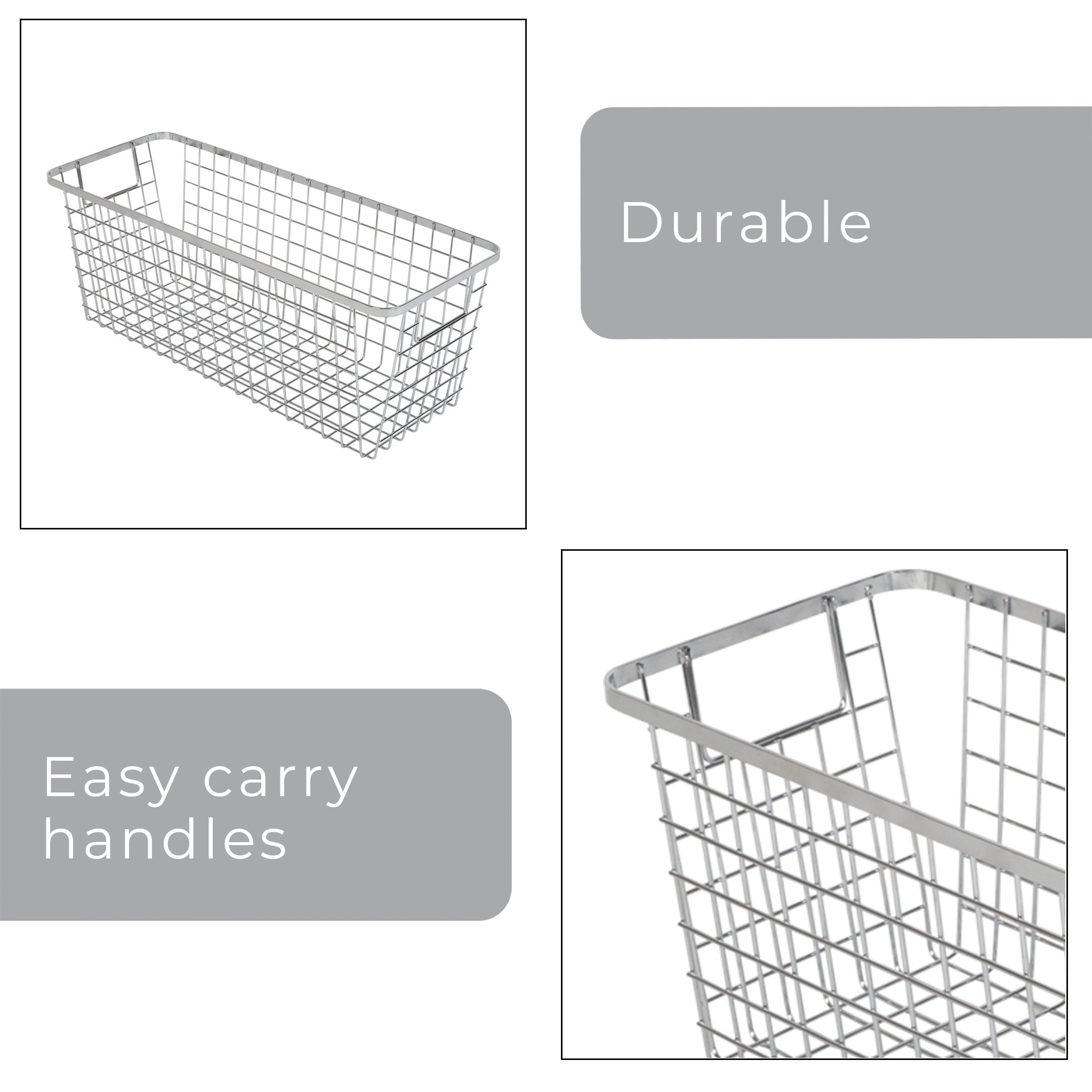 Smart Design Kitchen Nesting Baskets - 6 x 16 - Set of 4 - Smart Design® 4