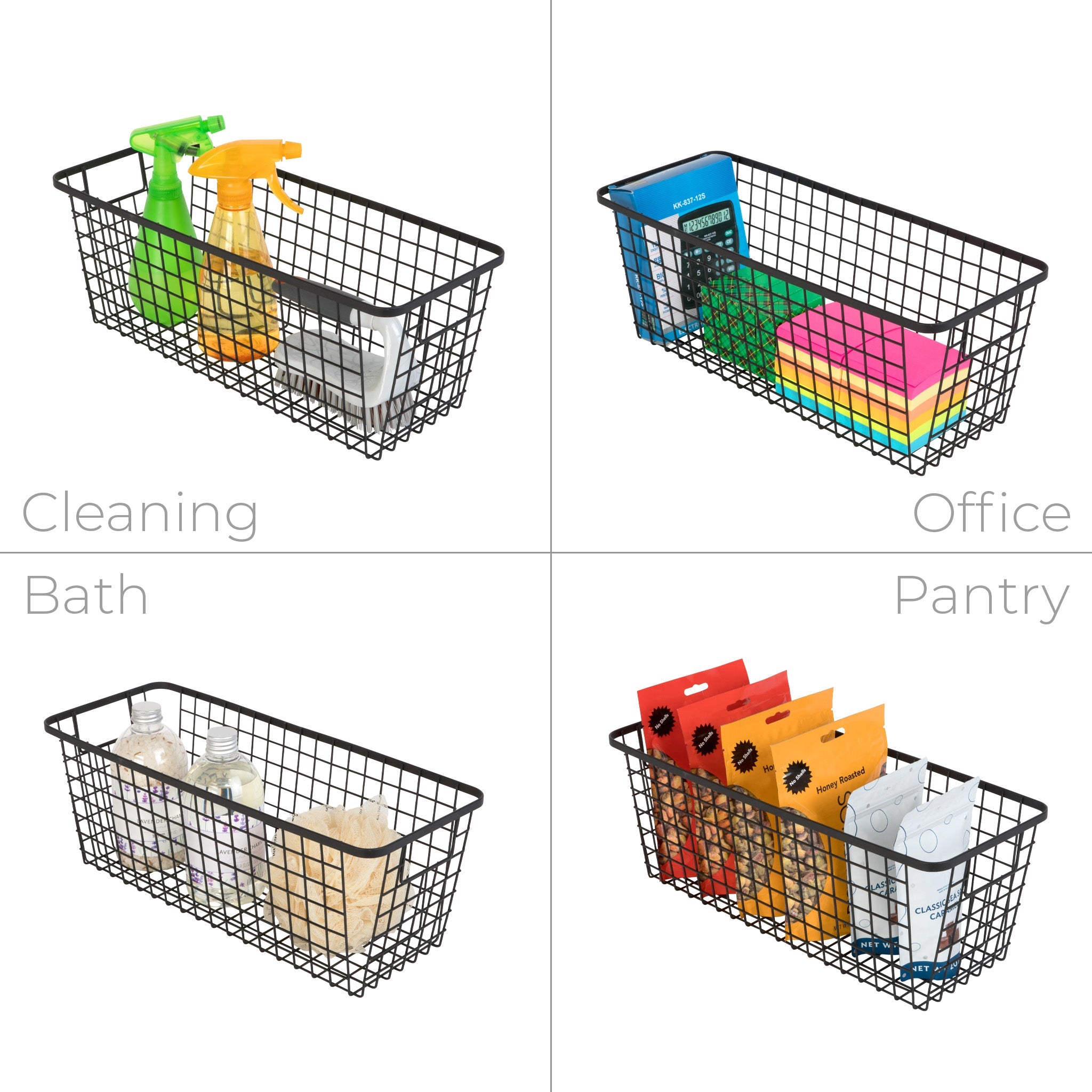 Smart Design Kitchen Nesting Baskets - 6 x 16 - Smart Design® 6