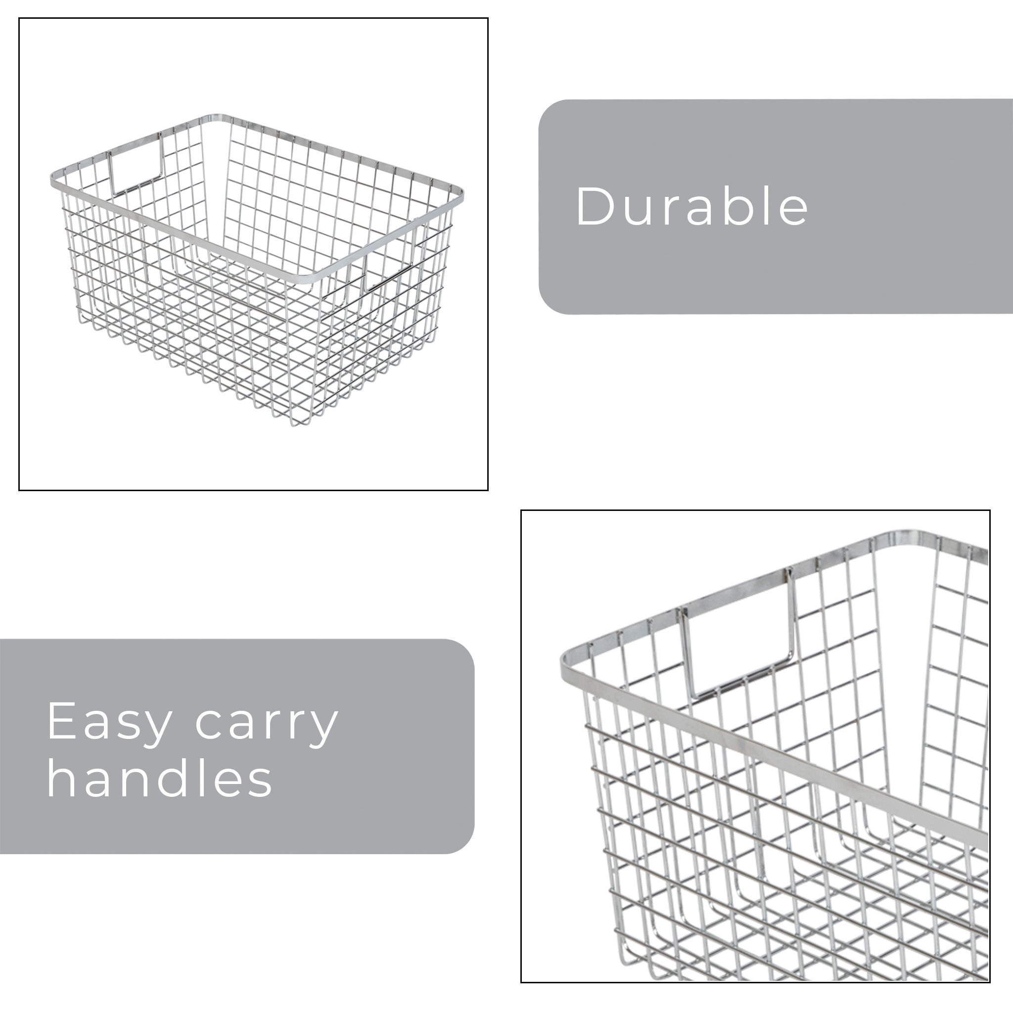 Smart Design Kitchen Nesting Baskets - 9 x 12 - Set of 4 - Smart Design® 4