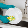 Non-Scratch Cellulose Smart Scrub Sponge Ultra Absorbent Ergonomic Shape Cleaning, Dishes, & Hard Stains - Smart Design  22