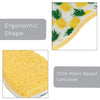 Non-Scratch Cellulose Smart Scrub Sponge Ultra Absorbent Ergonomic Shape Cleaning, Dishes, & Hard Stains - Smart Design  25