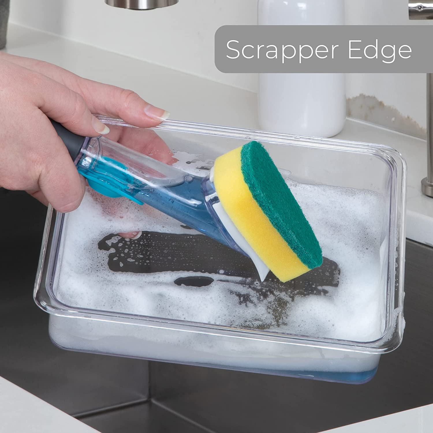 Dish Wand Holder Adjustable Kitchen Dishwand Sink Caddy,Sponge Holder,Brush  Hold