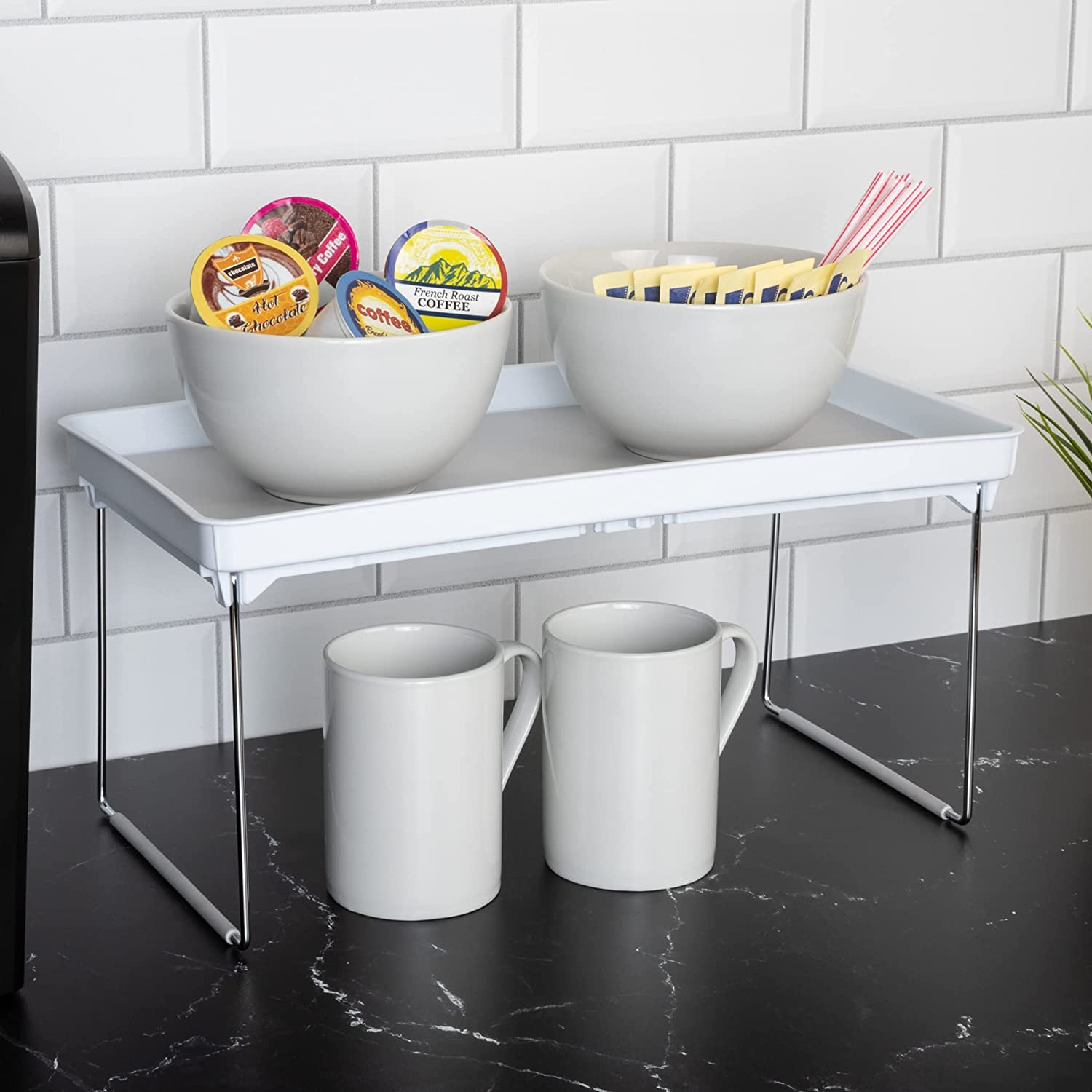 Stackable Cabinet Shelf | Smart Design® Kitchen