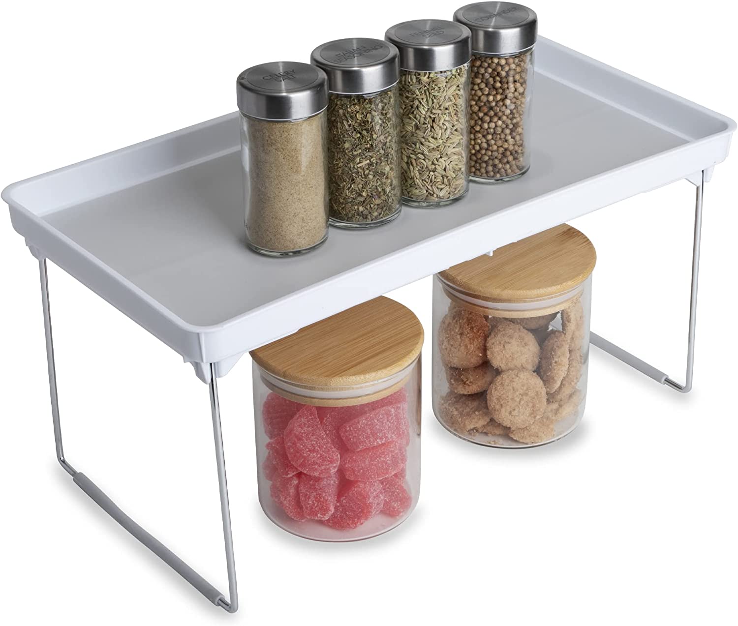 Stackable Cabinet Shelf | Smart Design® Kitchen