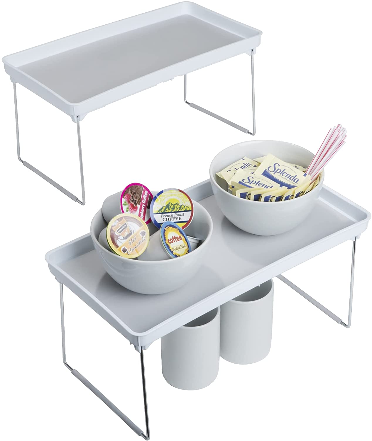 Stackable Cabinet Shelf | Smart Design® Kitchen