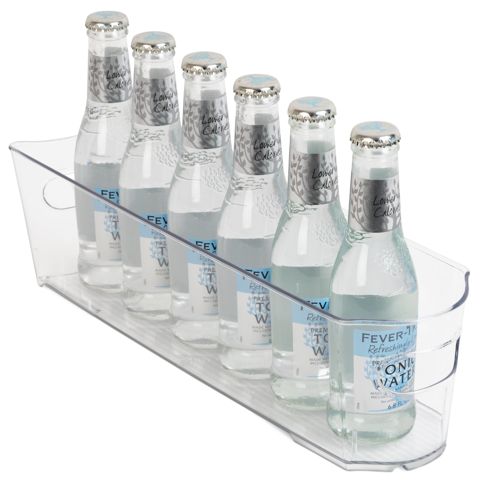 Stackable Clear Refrigerator Storage Bin with Handle - 8 pack - 4 x 14.5 inch - Smart Design® 2