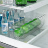 Stackable Clear Refrigerator Storage Bin with Handle - 8 pack - 4 x 14.5 inch - Smart Design® 3