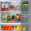 Stackable Clear Refrigerator Storage Bin with Handle - 8 pack - 6 x 10 inch - Smart Design® 7