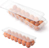 Stackable Refrigerator Egg Holder Bin with Handle and Lid - Smart Design® 9