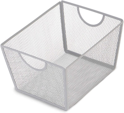 Steel Mesh Basket Organizers with Handles - Set of 6 - Smart Design® 3