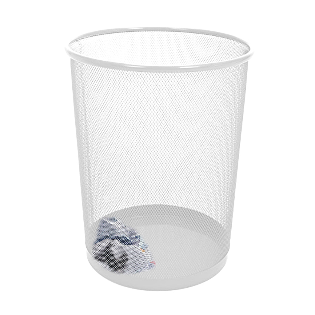 Steel Metal Mesh Waste Basket - Smart Design® 56