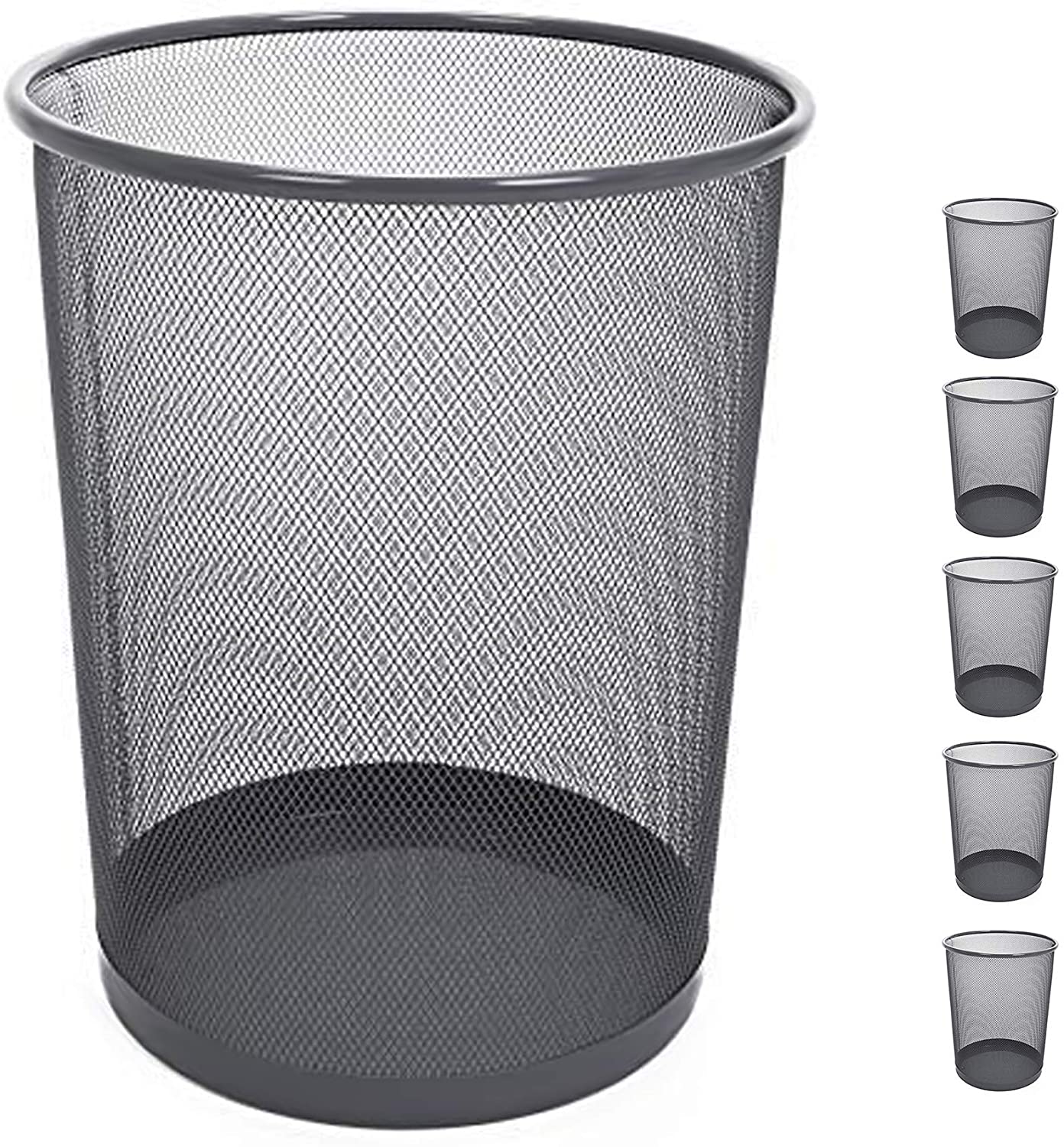 Steel Metal Mesh Waste Basket - Smart Design® 30