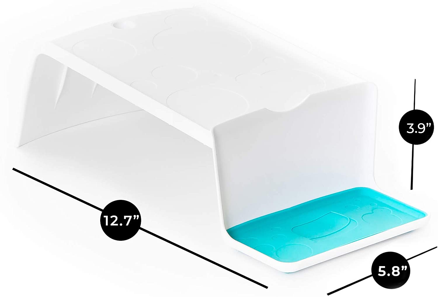 Sud Station - Angled Laundry Detergent Organizer - White - Smart Design® 4