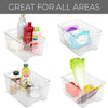Tall Stackable Refrigerator Bin with Handle - 8 x 12 Inch - Smart Design® 5