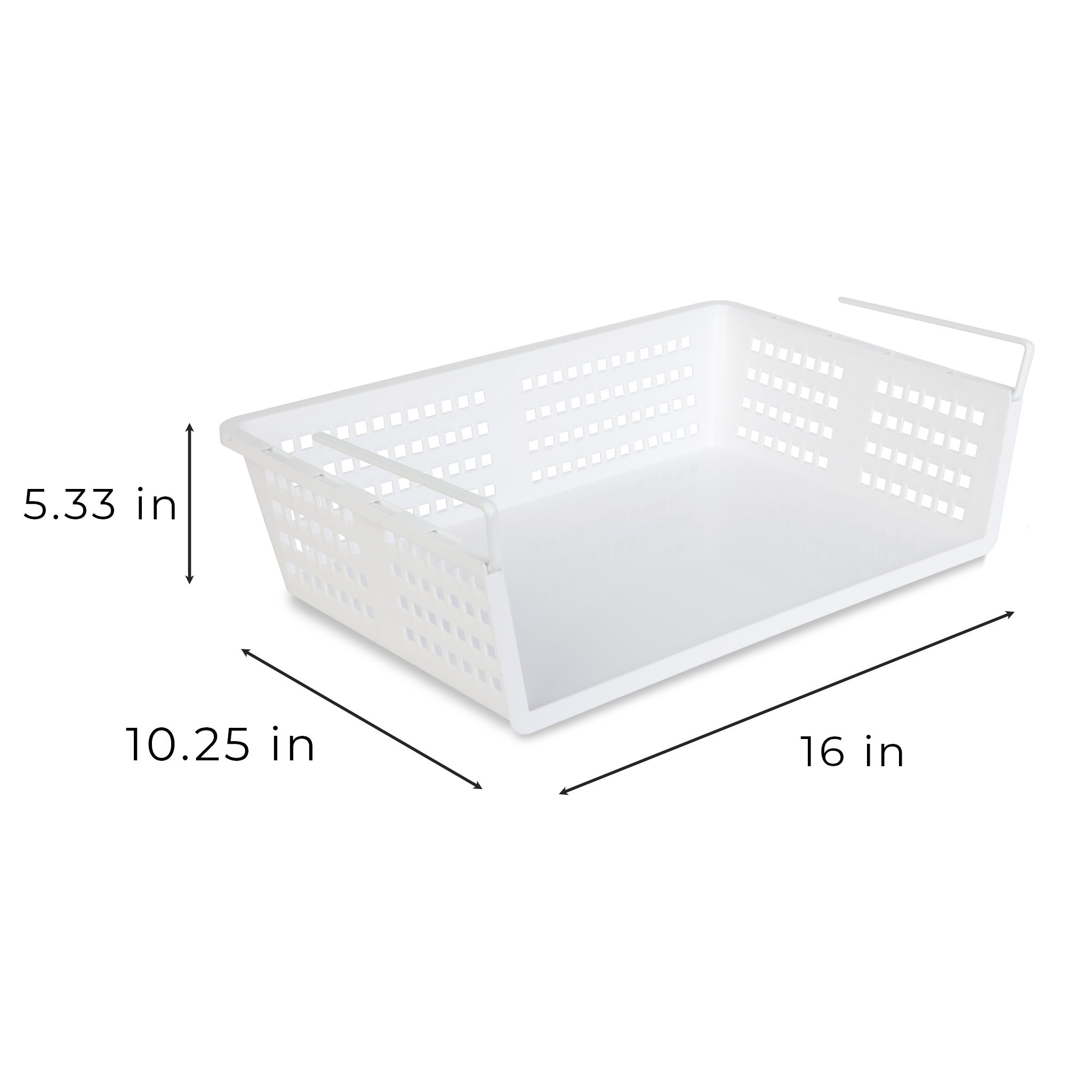 Undershelf Storage Basket 16" - Smart Design® 3