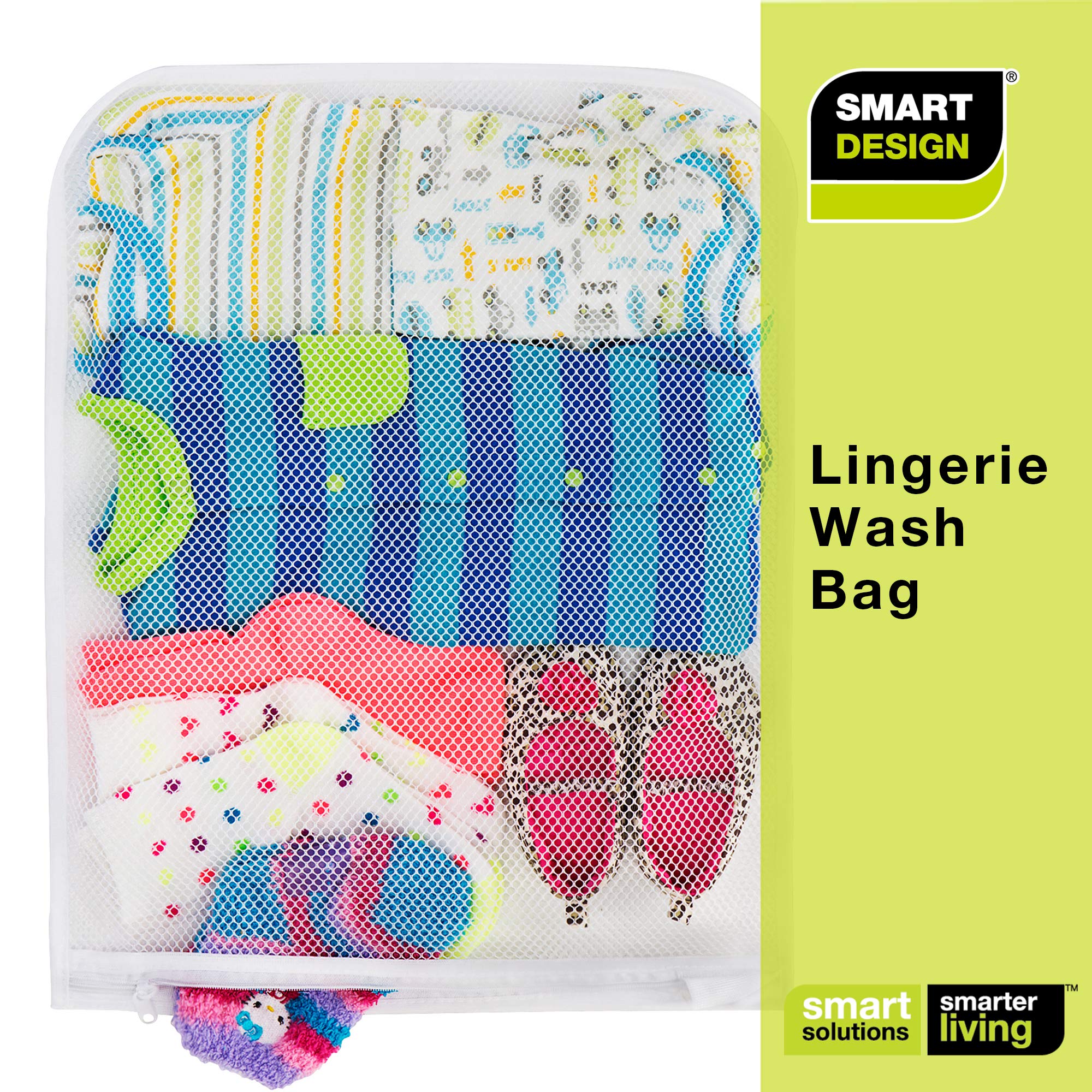 Wash Bag with Safety Zipper - 18 x 14 Inch - Smart Design® 7