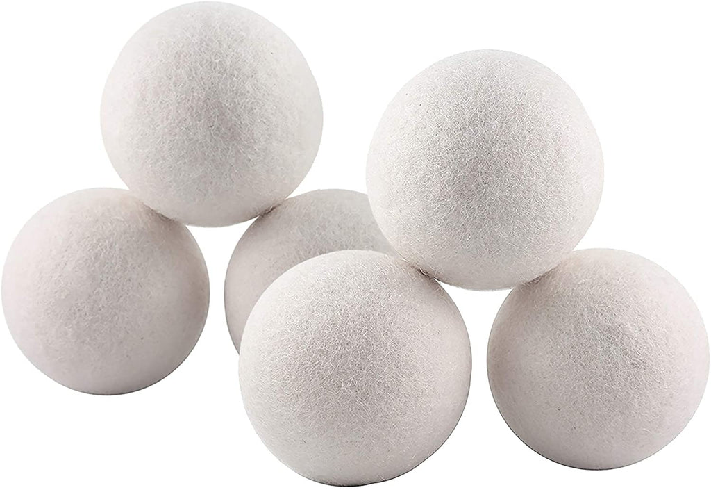 Wool Dryer Balls - Natural Eco Fabric Softener - Eliminates